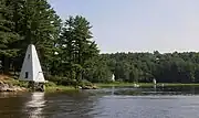 The Fiddler's Reach Fog Signal (left) was also tended by the Doubling Point Range Lights' keepers