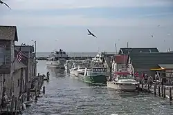 Historic Fishtown along the Leland River