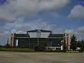 Former aeroplane hangar 1, Speke Airport(1935–37; Grade II*)