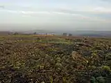 Former Trig Point site on Catstones Moor near to Keighley in West Yorkshire