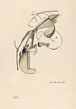 Fille née sans mère (Girl Born Without a Mother), 1915, work on paper, 47.4 x 31.7 cm, Musée d'Orsay