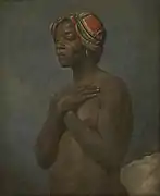 French School, A Black Woman, NG3250