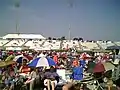 A view from the main stage of the park in the late afternoon of the event.
