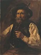 Portrét muža s fajkou (1925)