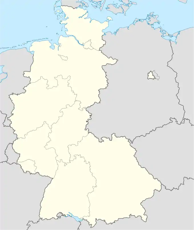 NORTHAG wartime structure in 1989 is located in FRG and West Berlin