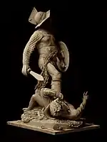The Gladiators, bronze, 1878, by Jean-Léon Gérôme; photogravure Goupil c. 1892