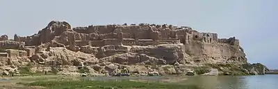 Ruins of the Ghaznavid Palace of Lashkari Bazar, in Lashkargah (the South Palace, seen from the north).