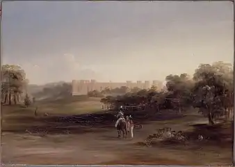 Government House Stables, 1842, Conrad Martens