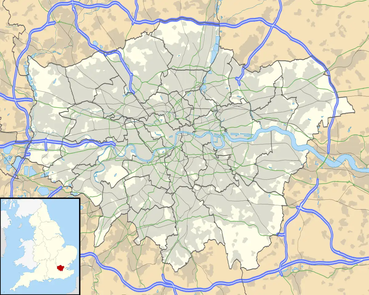 University College London is located in Greater London