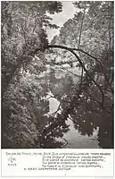 Henri Biva, Sur le Pont de Villeneuve, Temps couvert, Salon de Paris postcard published 1914