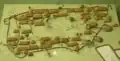 Model of Hodde Iron Age village, Denmark, c. 100 BC