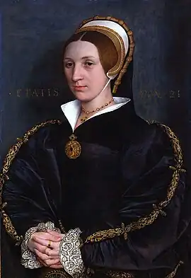 Portrait of a Lady, perhaps Elizabeth Seymour, Hans Holbein the Younger