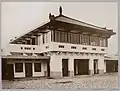 "Hoofdgebouew", Pasar Glodok Main Building, Batavia, Dutch East Indies