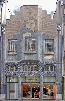 Building of  La Dépêche, rue Alsace-Lorraine in Toulouse 1932