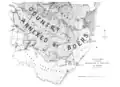 Initial Area of the New Republic as annexed by the Boers
