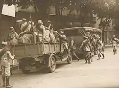 Brazilian Marines fighting communists during the communist putsch of 1935.