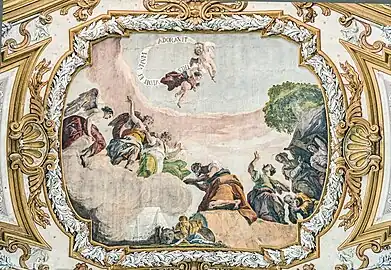 Abraham and Three Angels by Francesco Fontebasso