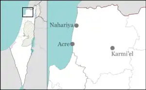 Amka is located in Northwest Israel