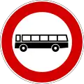 No buses(formerly used )