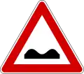 Uneven road