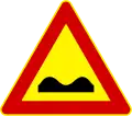 Uneven road surface