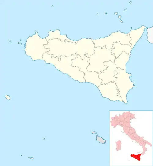 Catania is located in Sicily