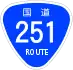 National Route 251 shield