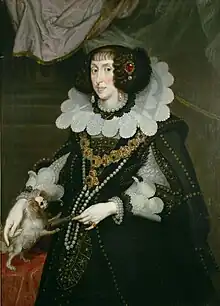 Pendant marriage portrait Archduchess Maria Anna of Austria (1610–1665), 1643.