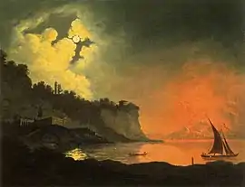 View of Vesuvius from Posillipo (private collection)