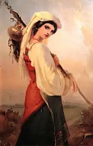Italian Maiden on her Way to Rome (c.1850)