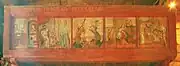 Polychrome illustrating the Ten Commandments.