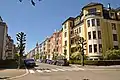 Løvenskiold Street seen from Arno Berg Square