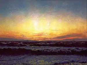 The North Sea in Stormy Weather, Laurits Tuxen, 1909