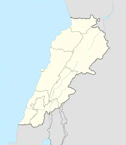 Rashidieh is located in Lebanon