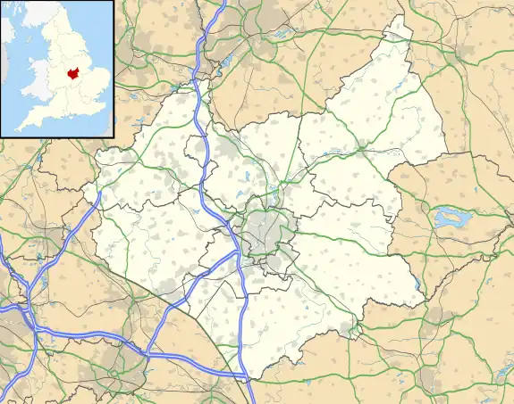 Shackerstone is located in Leicestershire