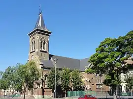 The church of Saint-Amé of the mines of Lens, in Liévin