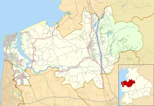 Borough of Wyre is located in the Borough of Wyre