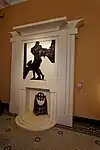 "Scandal" sculpture and brasero from Mulberry House; by Charles Sargeant Jagger, (Victoria and Albert Museum)