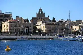 Ta' Xbiex seafront and parish church