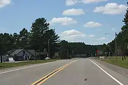 Intersection of US 51 and WIS 47/WIS 182, August 2012