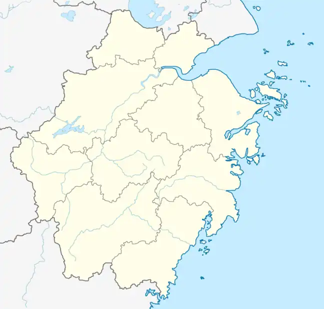 Jiajing wokou raids is located in Zhejiang