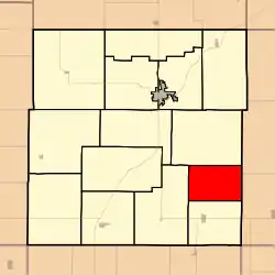 Location in Anderson County