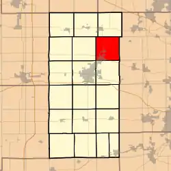 Location in DeKalb County