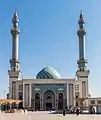 Front view of the mosque