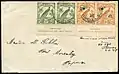 Mogai-Salamaua-Port Moresby cover flown signed & endorsed by C R Bob Gurney in a DH Fox Moth for Guinea Airways (2 May 1934)
