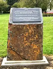 Monument for the contribution made by ethnic men & women during WW1, WW2 and subsequent conflicts. Unveiled on 2 November 2019