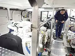 Port engine aft