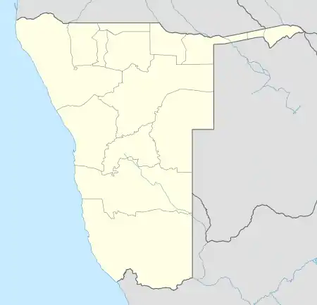Grootfontein is located in Namibia