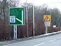 New road signs on the approach to the (by now mostly derelict) IBM campus