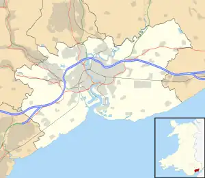 Coedkernew is located in Newport